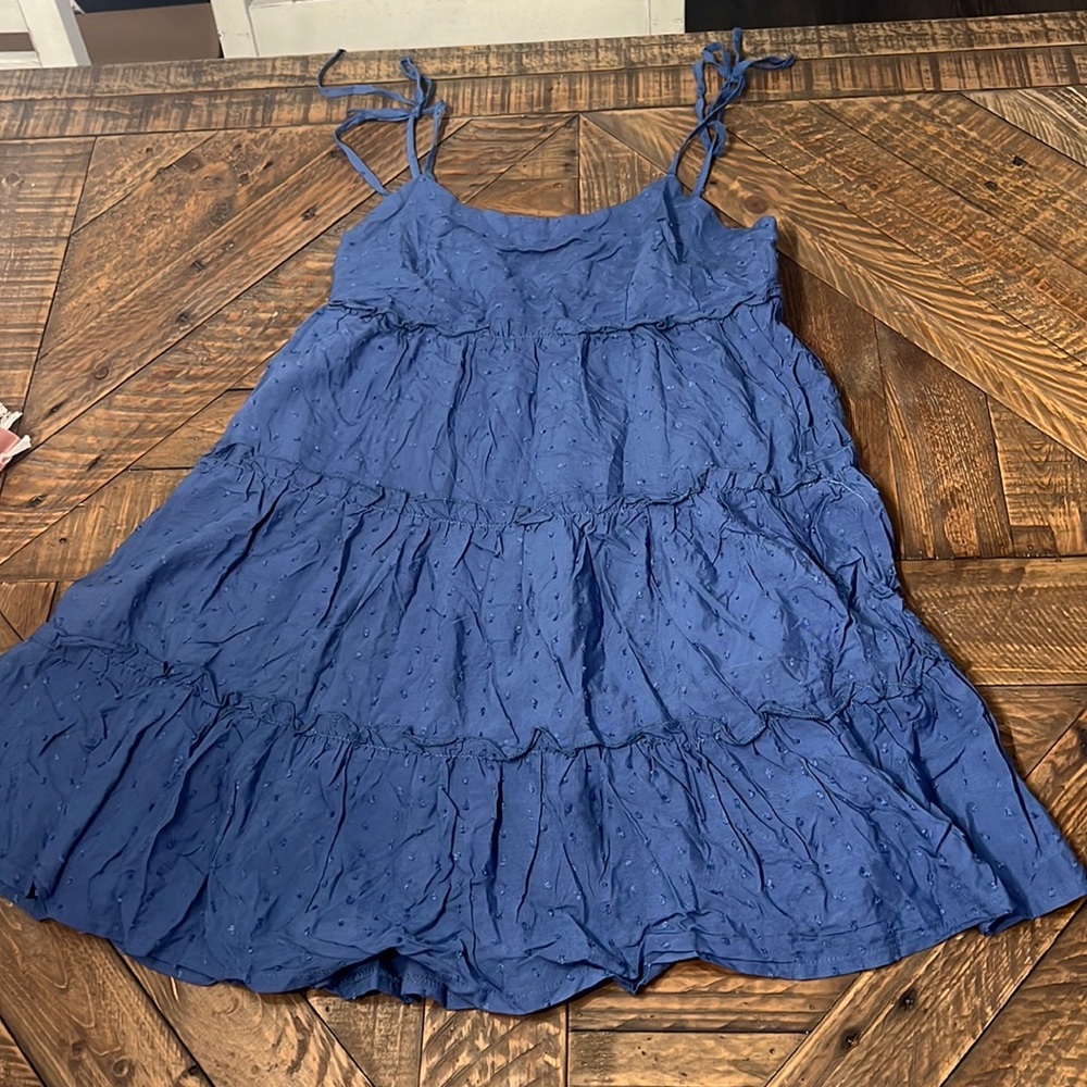 Swiss Dot Frill Trim Cami Dress
